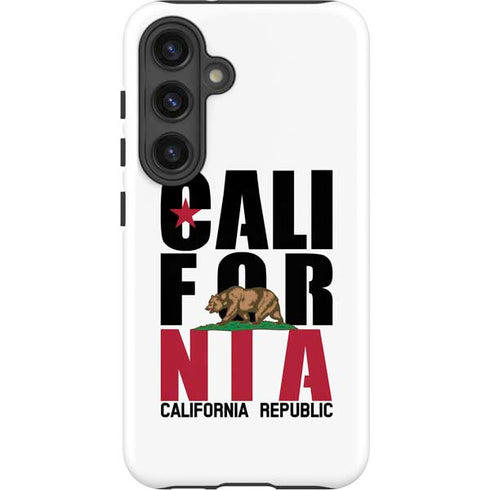 California White Block Galaxy S24 Impact Case